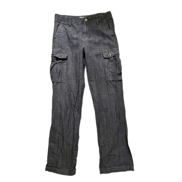 TEA Collection pinstripe grey cargo pants size 12 - Picture 1 of 6